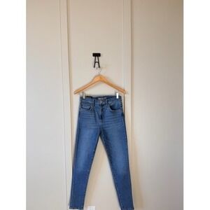 Joes Jeans High Rise Skinny Ankle Blue Denim Jeans Womens Size 28 NWT